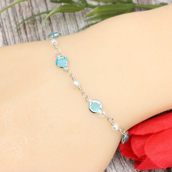 "Trendy Handmade Bracelet – A Stylish Gift for Women & Girls, MAR091632 - Picture 8 of 10